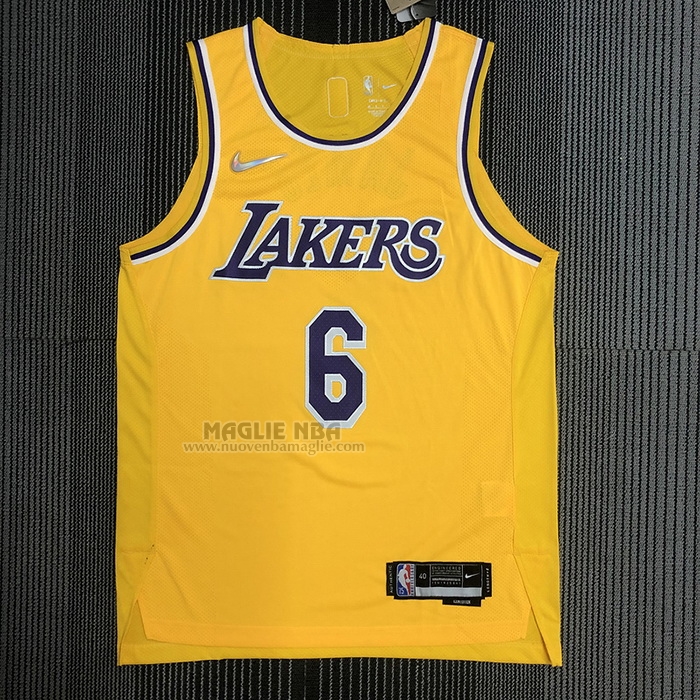 Maglia
 LeBron James NO 6 Los Angeles Lakers Icon Autentico
 Giallo
